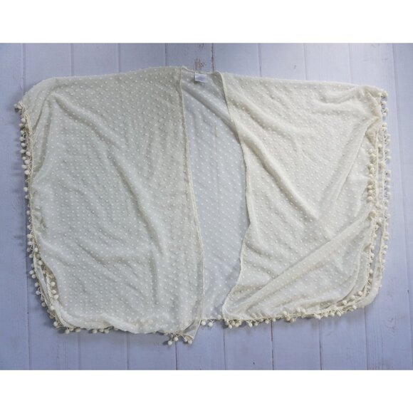 Coverup Bathing Suit Bikini Tassels Beach Top - Size O/S - Picture 5 of 8